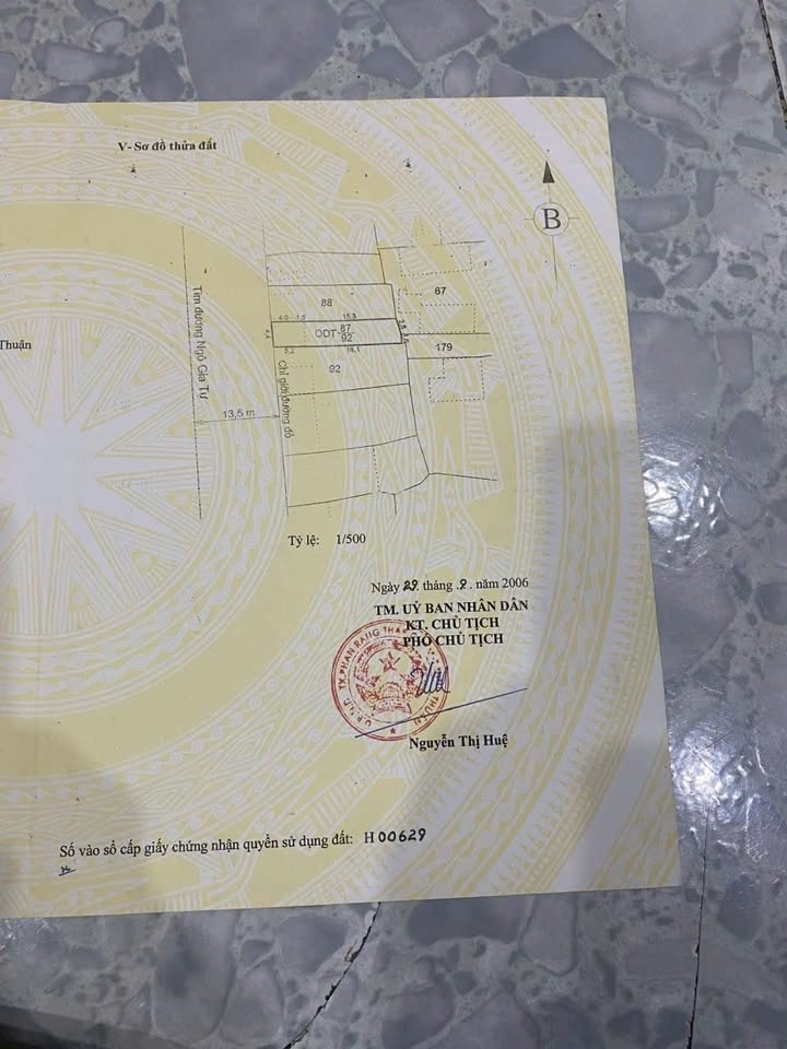 Bán nhà mặt tiền Ngô Gia Tự Phan Rang 92m² giá 5.85 tỷ - Vị trí đắc địa kinh doanh