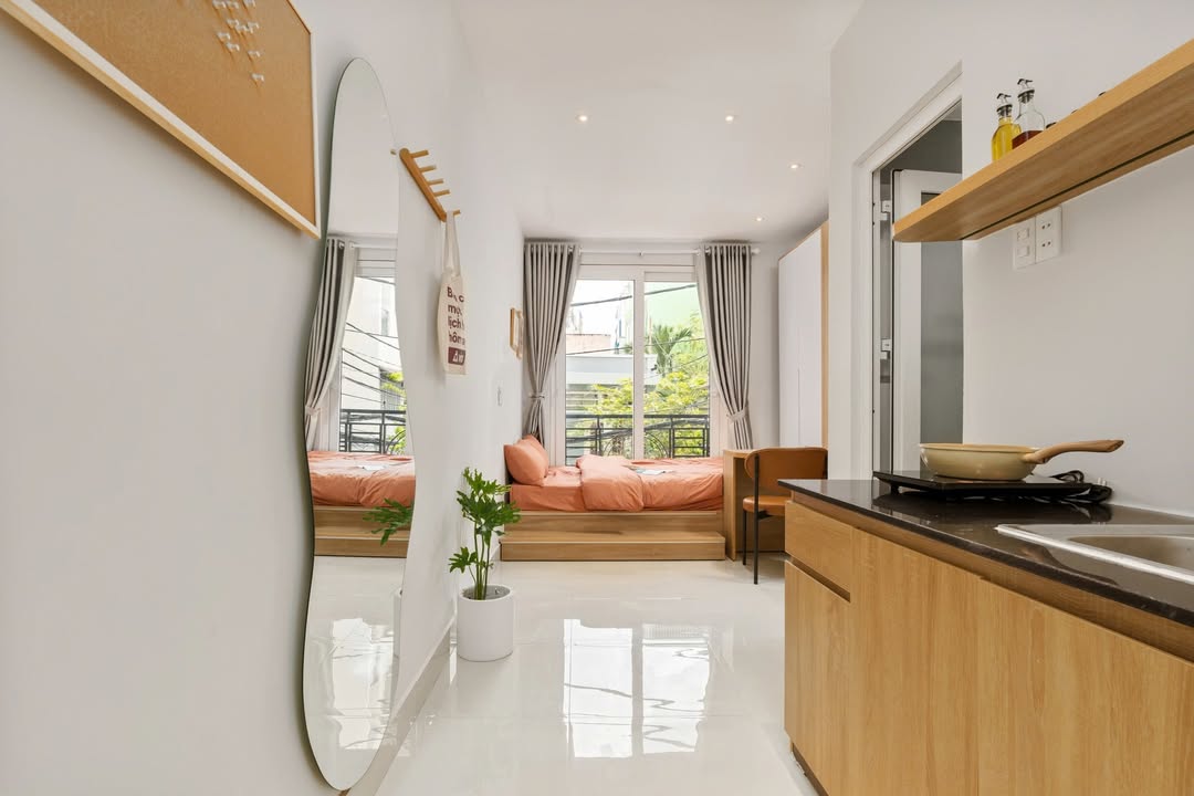 Căn hộ 2PN Thích Quảng Đức, quận Phú Nhuận giá 7 triệu - Full nội thất, không chung chủ!