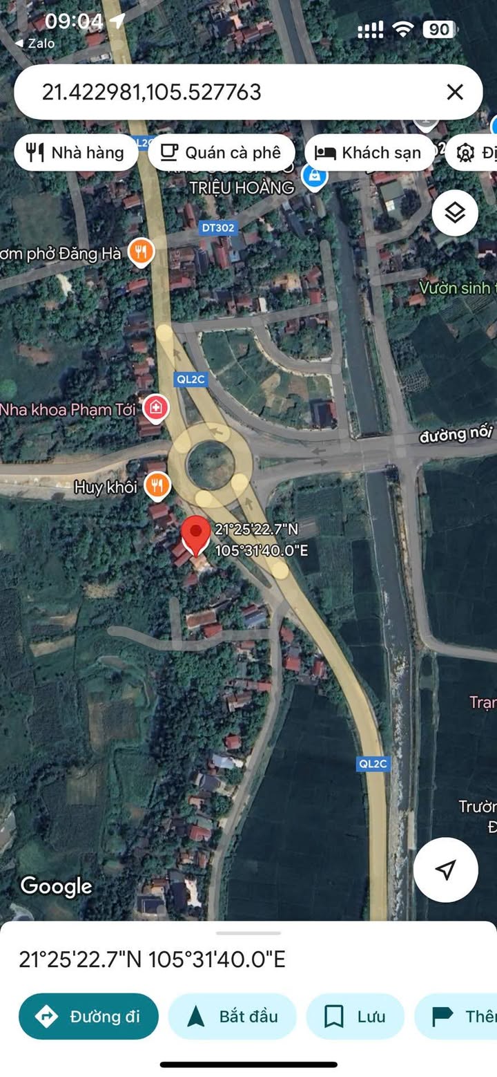 Đất nền kinh doanh mặt tiền Quốc lộ 2C, Tam Dương 108m² giá 2 tỷ - Đầu tư sinh lời ngay!