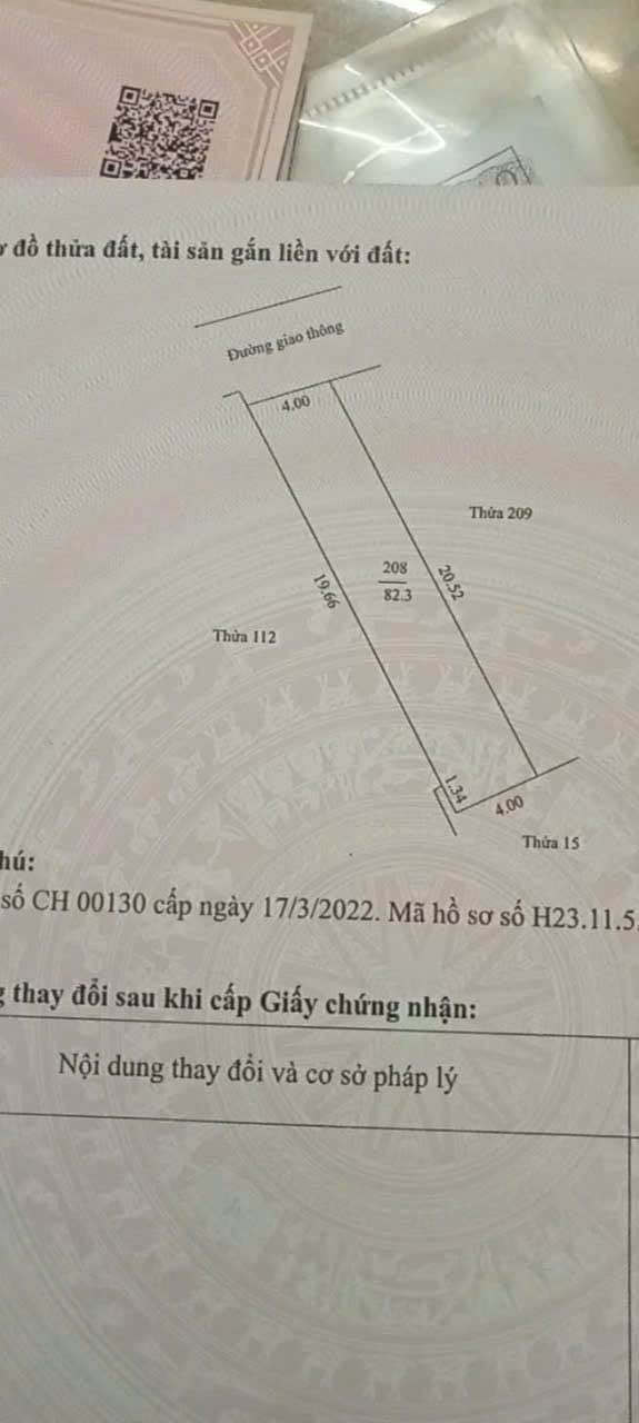 Đất Cương Xá Tân Hưng 82m² giá 1 tỷ - Chính chủ, oto vào tận nhà!