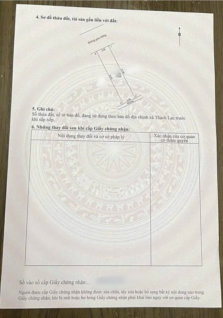 Đất nền Thạch Lạc, Thạch Hà 110m² giá 1 tỷ - Cơ hội đầu tư hấp dẫn!