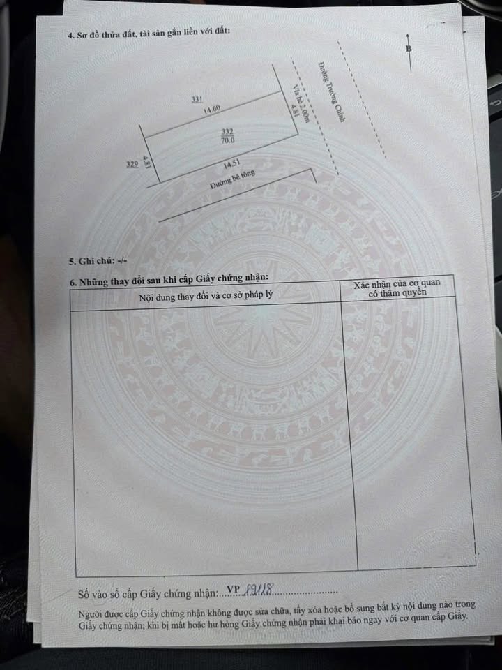 Đất mặt tiền Trường Chinh, Hòa An, Cẩm Lệ 70m² giá 3.98 tỷ - Cơ hội đầu tư tuyệt vời!