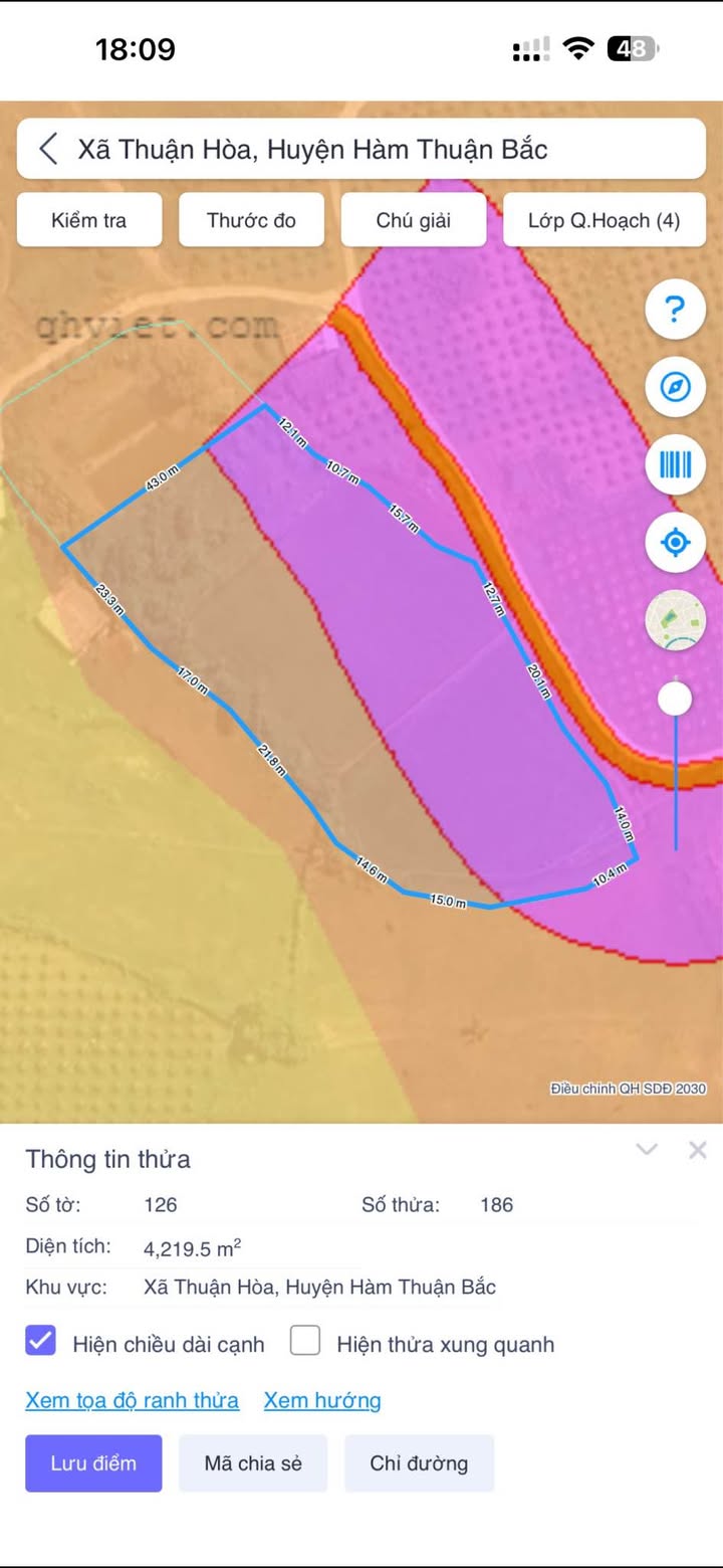 Đất nền 4 sào tại xã Thuận Hòa, Hàm Thuận Bắc - Giá chỉ 820 triệu, cơ hội đầu tư tuyệt vời!