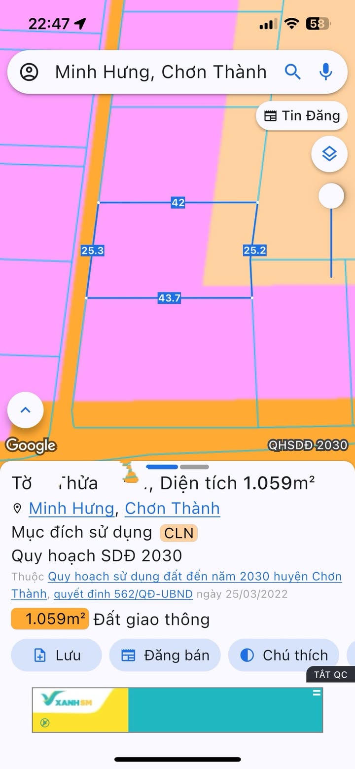Đất nền Minh Hưng Chơn Thành 73m² - Giá thỏa thuận hấp dẫn!