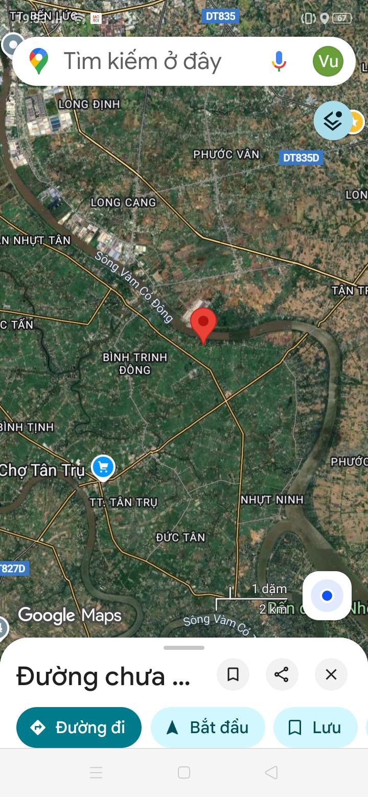 Đất nền thổ cư 1025m² tại Bình Đông, Tân Trụ - Giá chỉ 3.3 tỷ, đầu tư sinh lời!