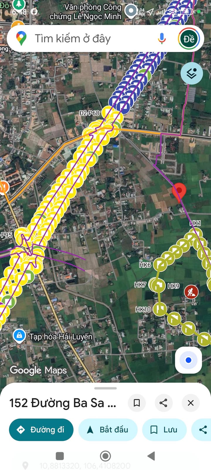 Đất lúa 6000m² đường 823D, Đức Hòa - Giá 7 tỷ, phù hợp đầu tư hoặc làm nhà vườn!