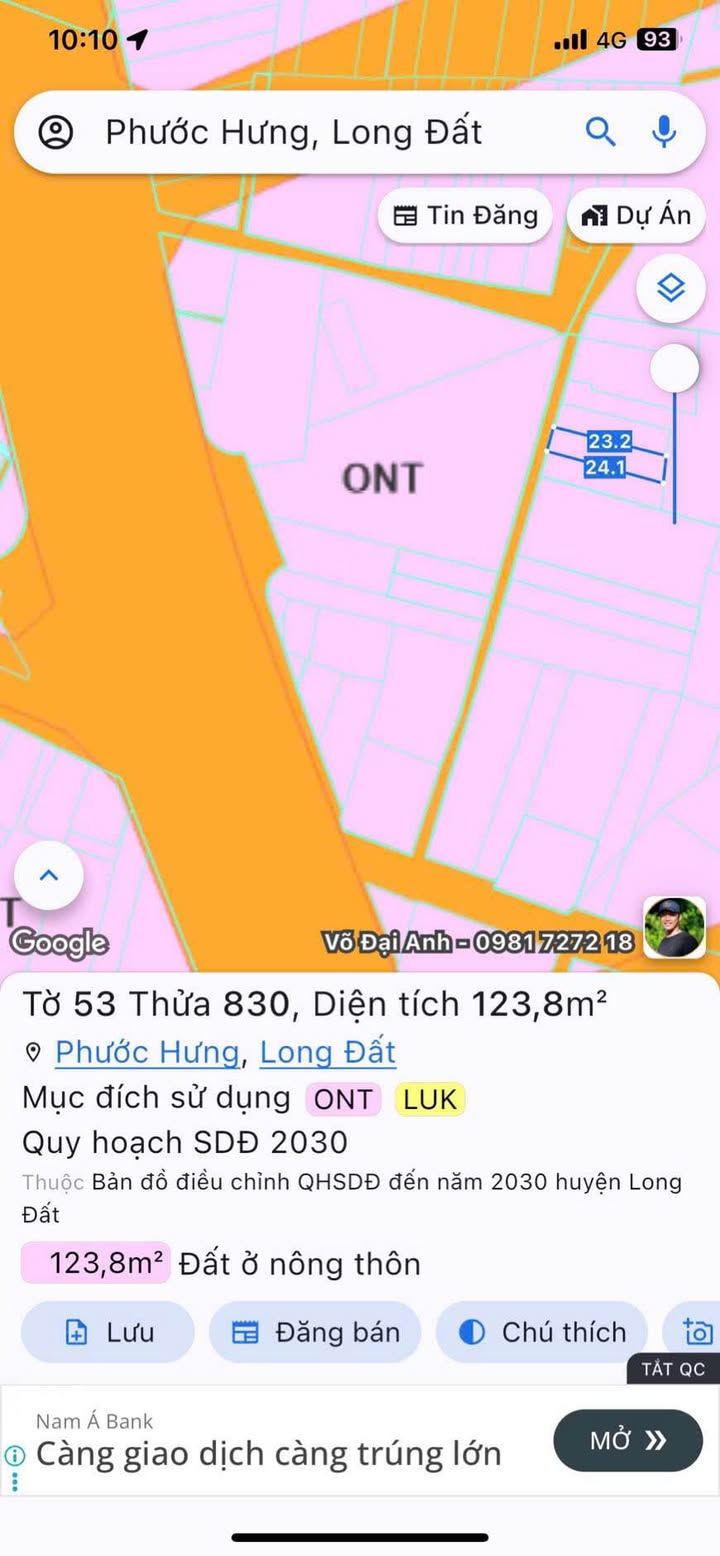 Đất nền Phước Hưng, Long Điền 120m² giá 1.75 tỷ - Đầu tư sinh lời ngay!