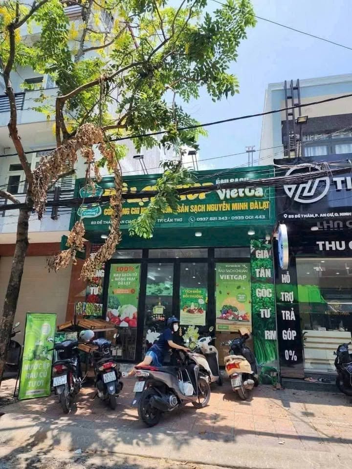 Nhà mặt tiền Đề Thám, An Hội, Ninh Kiều, Cần Thơ 80.6m² giá 12.9 tỷ - Đầu tư sinh lời ngay!