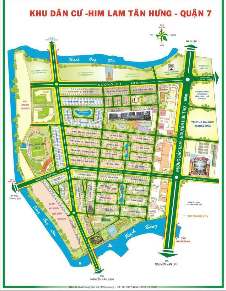 Đất nền khu tái định cư Him Lam, Tân Hưng, quận 7, 90m² - Giá tốt, sổ hồng riêng!