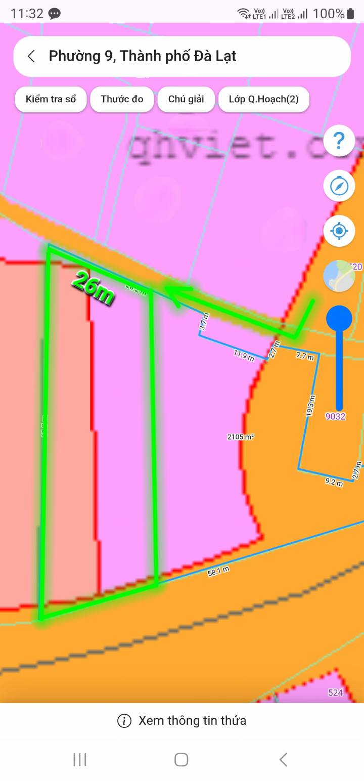 Đất Nền Đà Lạt 1247m² giá 18.705 tỷ - Khu dân cư sầm uất!