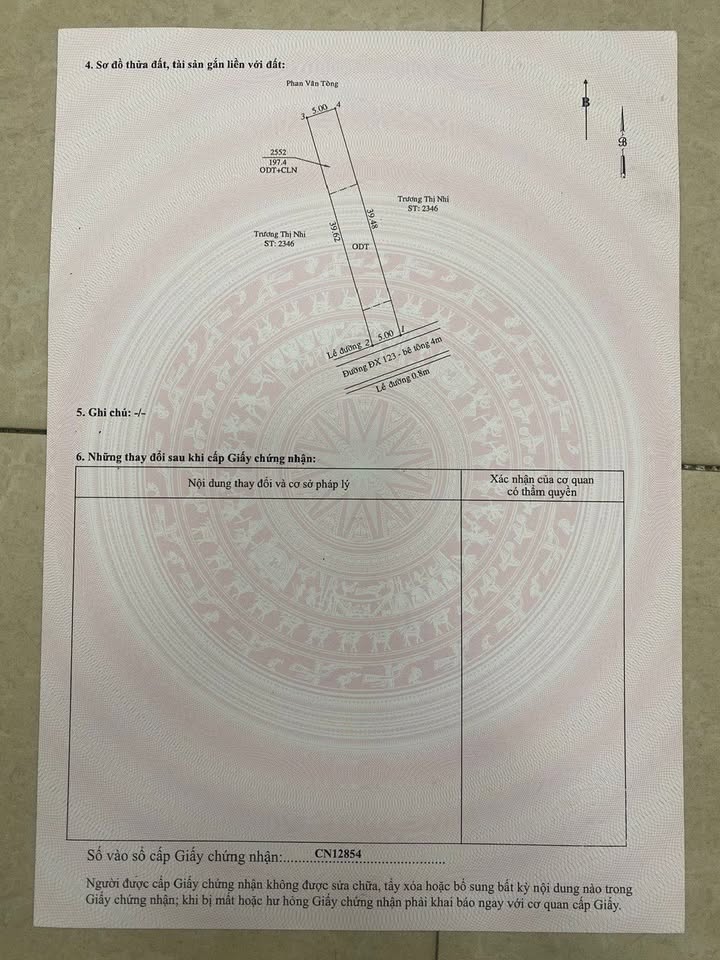Đất nền mặt tiền đường DX123, phường Tân An, Thủ Dầu Một 200m² chỉ 2.05 tỷ - Cơ hội đầu tư tuyệt vời!