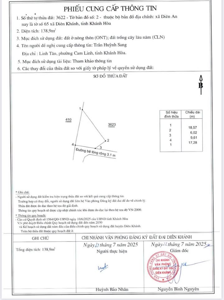 Nhà Diên An 138,9m² giá 1,98 tỷ - Vườn rộng rãi ngay khu đô thị Phú An Nam!