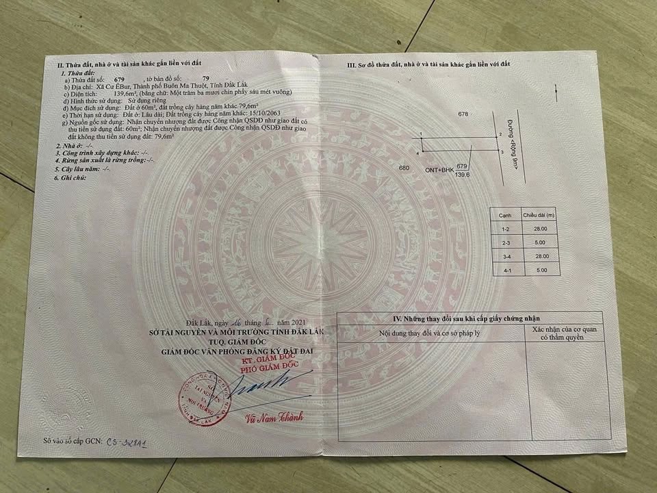 Đất mặt tiền đường B4, Buôn Ma Thuột 140m² giá chỉ 1.55 tỷ - Đầu tư sinh lời!