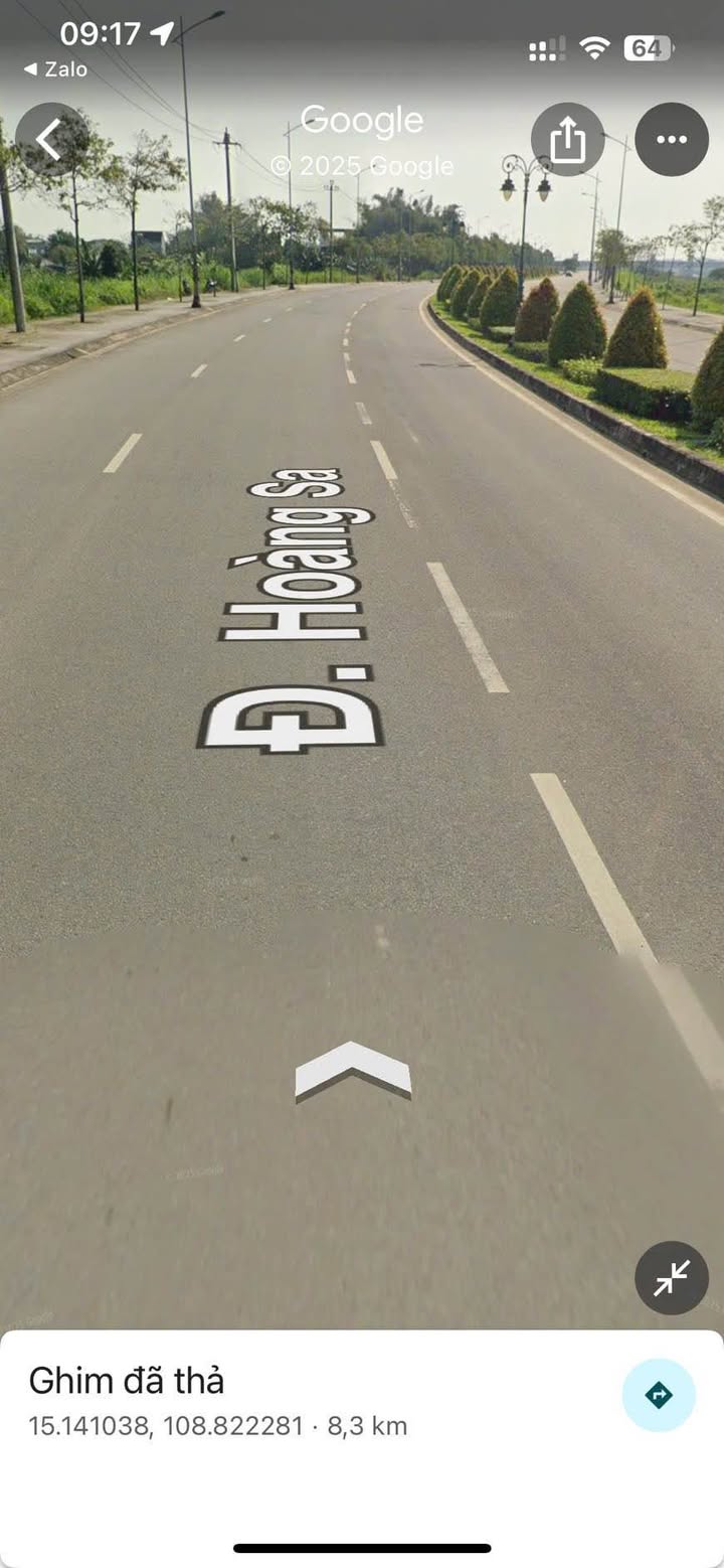 Đất BHK mặt tiền đường Hoàng Sa, Quảng Ngãi 321,7m² - Giá tốt đầu tư!