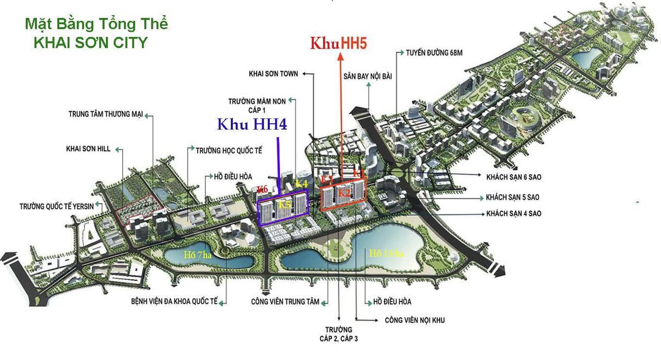 Căn hộ Khai Sơn City Long Biên 77m² giá từ 6.45 tỷ - Gia lộc hấp dẫn!