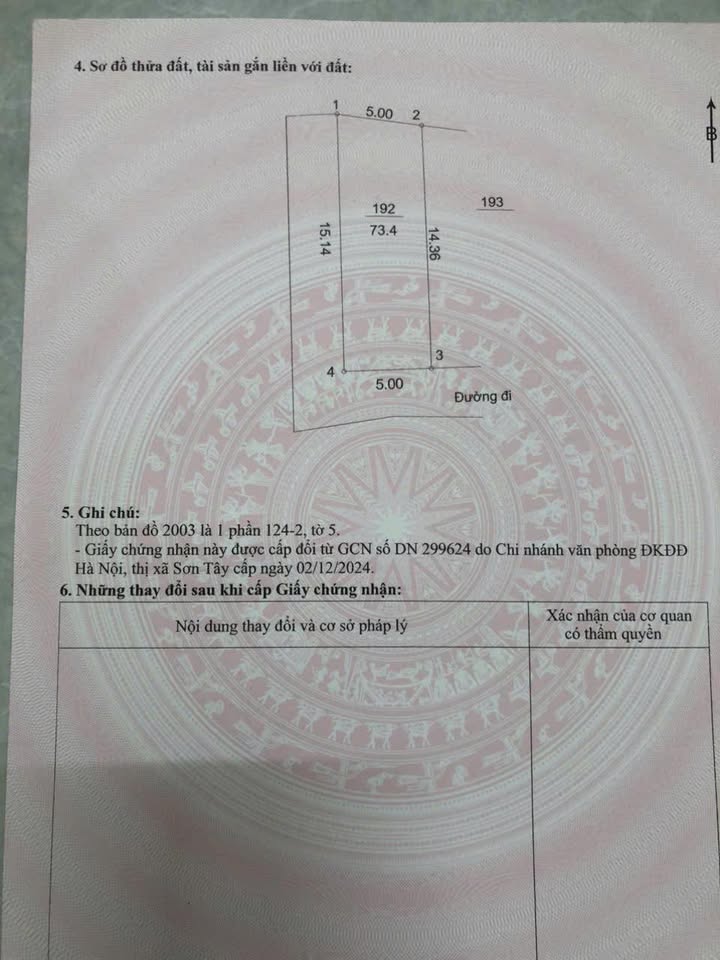 Đất nền Sơn Lộc - Sơn Tây 73m² giá 2 tỷ - Lô góc thổ cư, ô tô vào tận nơi!