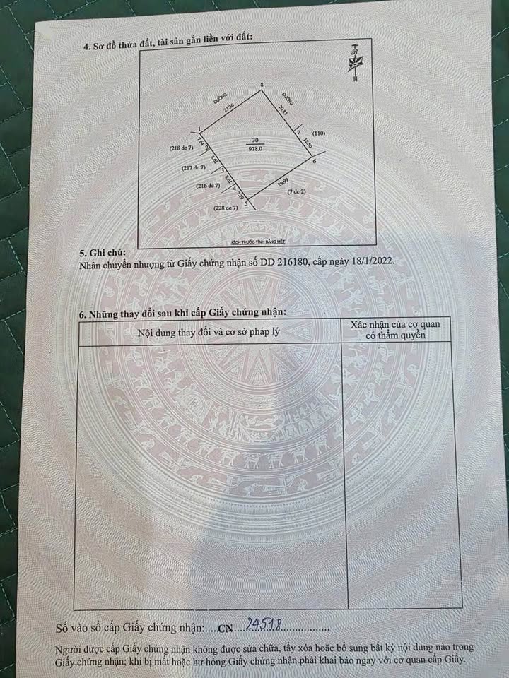 Đất nền Nghi Phong Vinh 978m² - Cơ hội vàng cho nhà đầu tư!