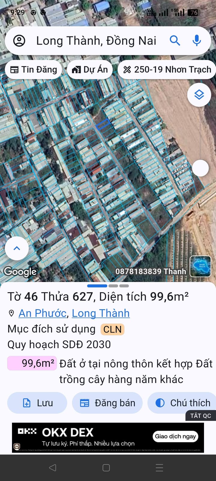 Đất nền An Phước Long Thành 99m² sổ đỏ - Giá chỉ 1.1 tỷ VND