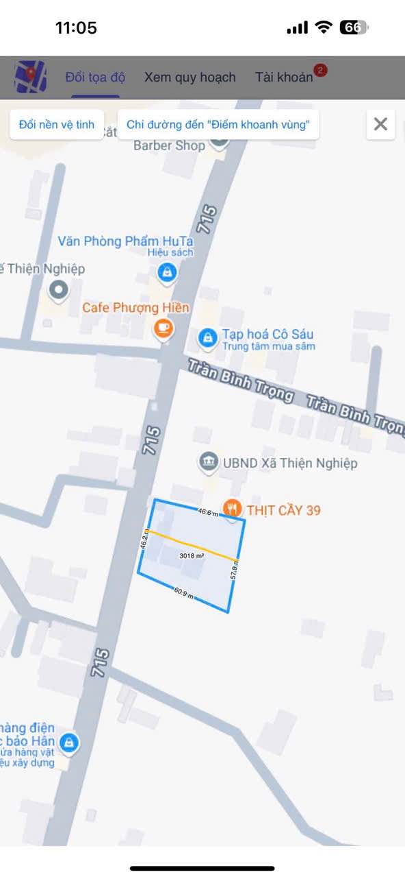 Đất nền mặt tiền đường 715, phường Mũi Né, 1500m² - Vị trí đắc địa gần sân bay!