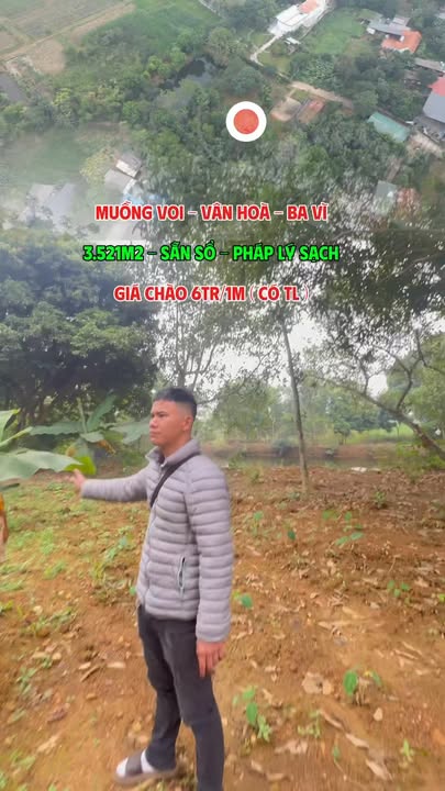 Đất nền Vân Hòa, Ba Vì 3.521m² giá thỏa thuận - Tiềm năng đầu tư vượt trội!