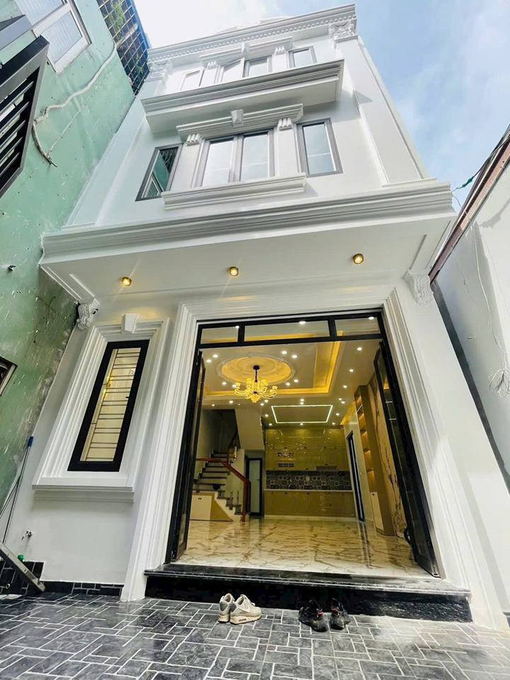 Nhà 3 tầng Đẩu Vũ, Kiến An 45,5m² giá 2.58 tỷ - Hướng Đông Bắc, ô tô đỗ cửa!