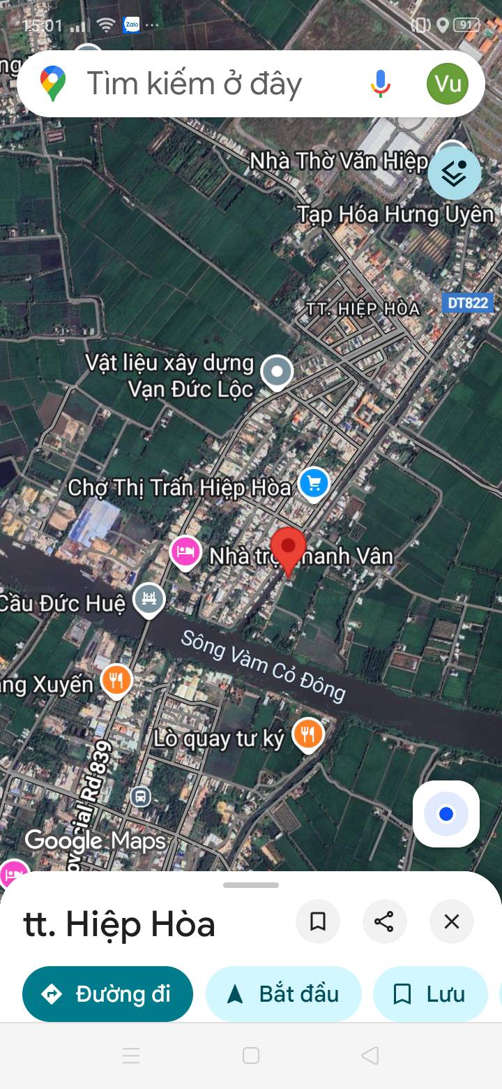 Lô đất Hiệp Hòa, Đức Hòa, 650m² giá 3 tỷ - Cơ hội đầu tư vàng!