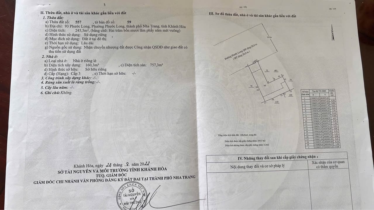 Nhà 4 Tầng Kinh Doanh Mầm Non Đường Phước Long, Nha Trang 245m² - Sẵn Sàng Đầu Tư!