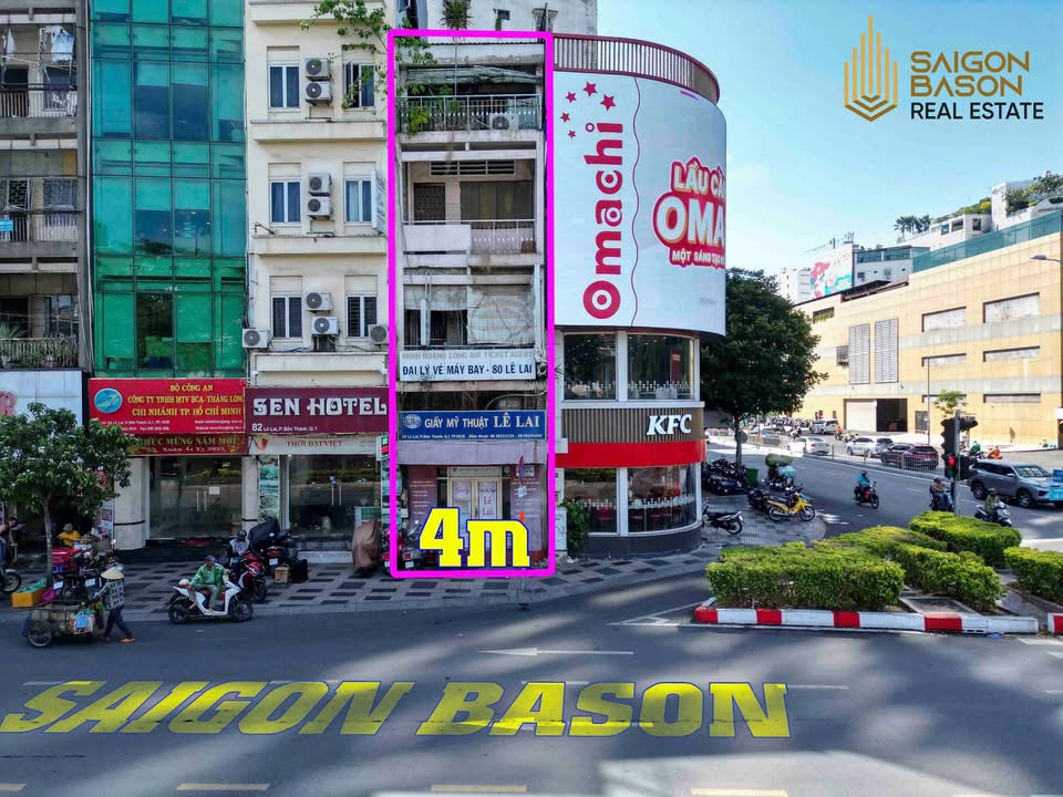 Nhà mặt tiền 80 Lê Lai, quận 1 - Đầu tư sinh lời cao, giá 70 tỷ!