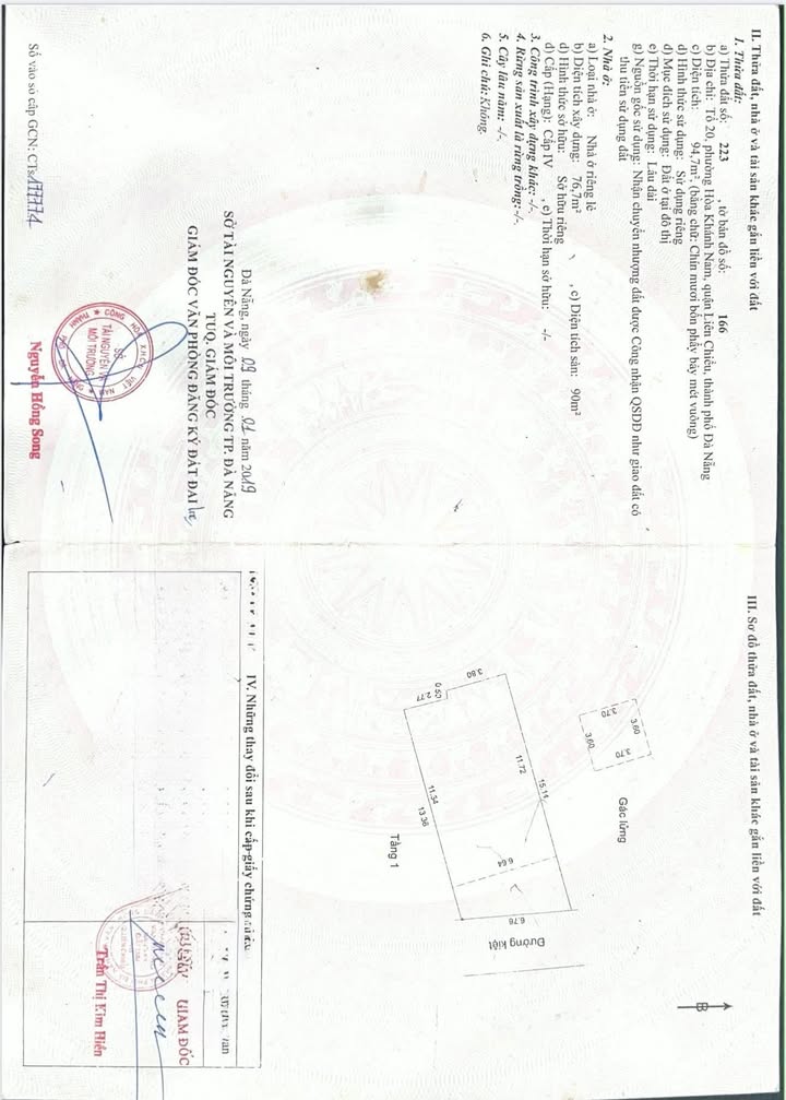 Đất nền Hòa Khánh Bắc 94.7m² giá 4 tỷ - Khu dân cư sầm uất, đầu tư tuyệt vời!