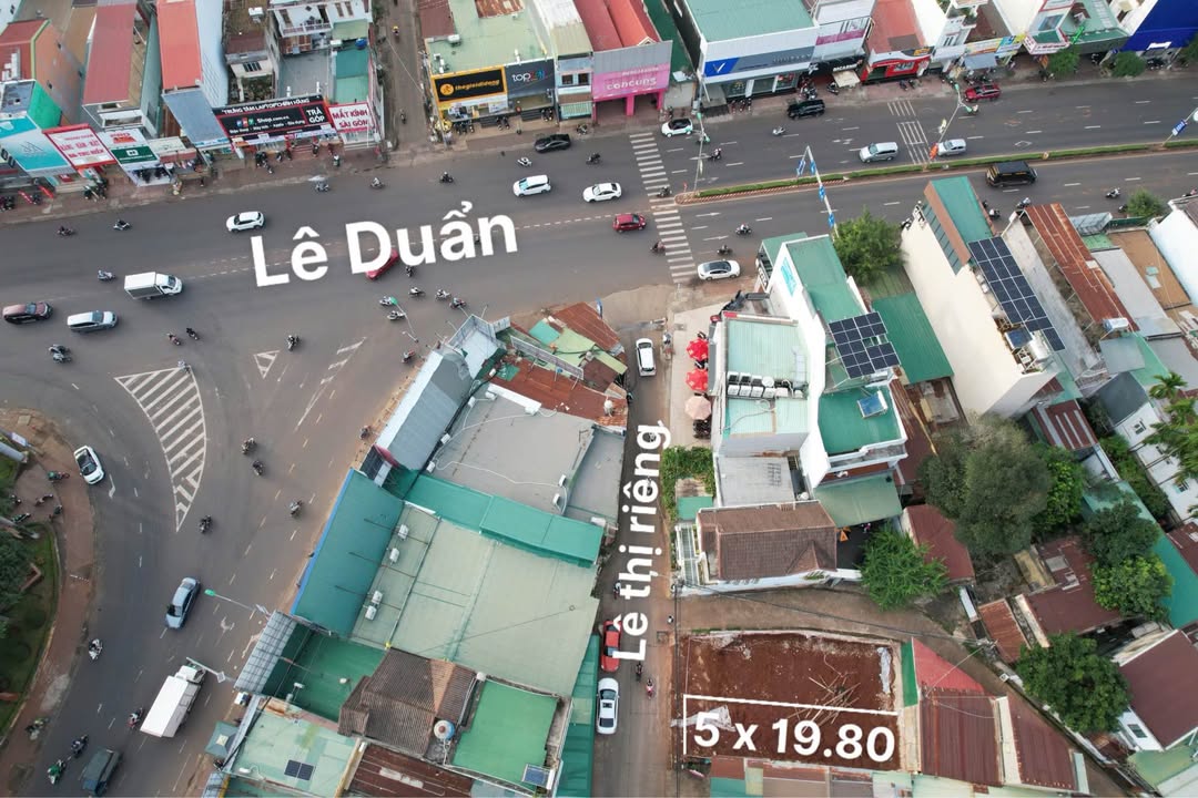 Đất mặt tiền Lê Thị Riêng, Buôn Ma Thuột 99m² giá 3.88 tỷ - Cơ hội đầu tư lý tưởng!