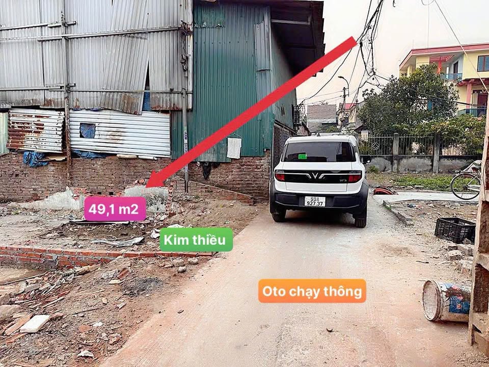 Đất nền Phù Khê, Từ Sơn 49.1m² giá 1 tỷ - Đường ô tô thông thoáng!