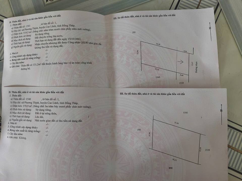 Đất nền Phương Thịnh, Cao Lãnh 990m² - Chính chủ cần bán gấp!