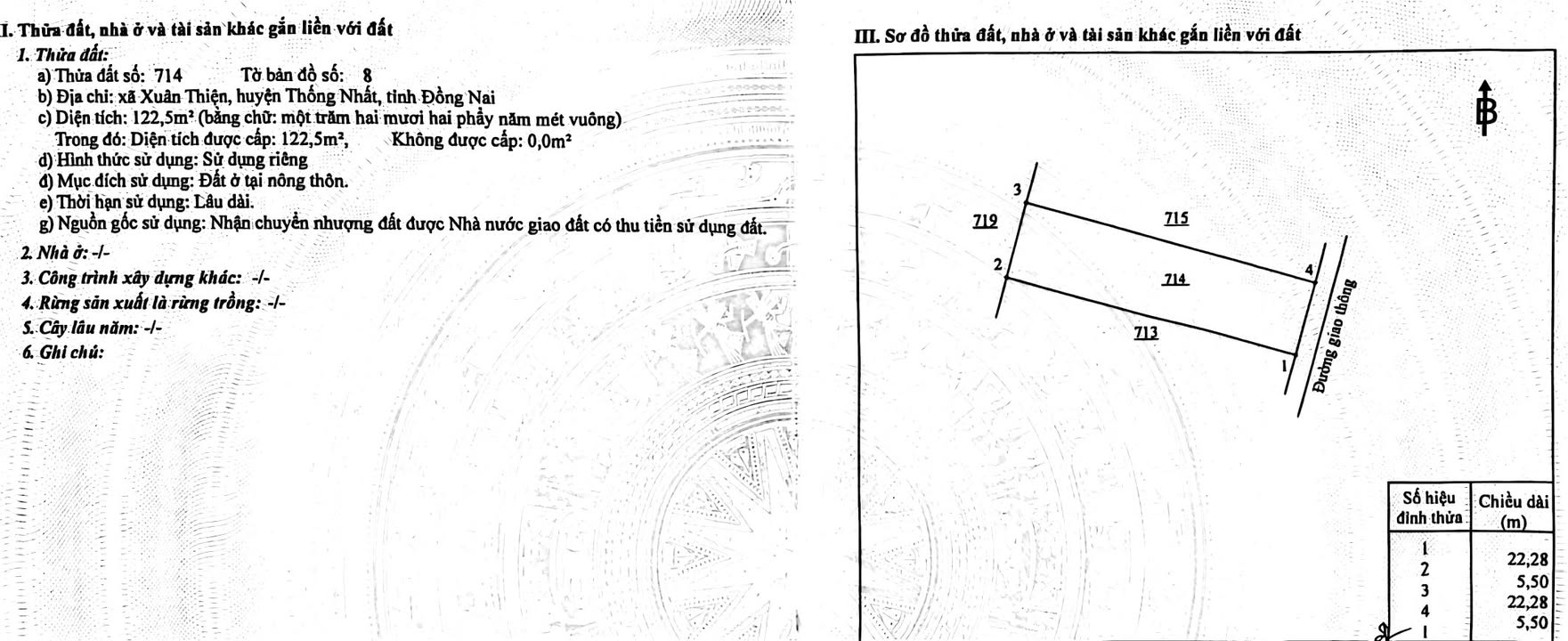 Đất nền Gia Kiệm, Đồng Nai 122,5m² giá chỉ 650 triệu - Đầu tư sinh lời lâu dài!