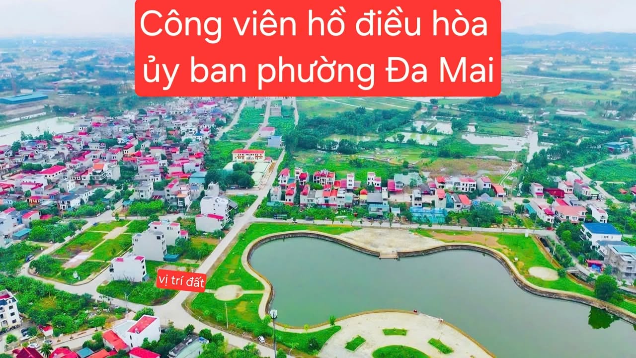 Đất mặt hồ Đa Mai Bắc Ninh 90m² giá 4 tỷ - Vị trí đắc địa!