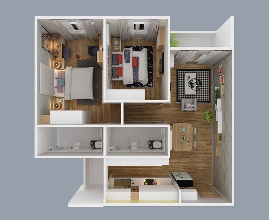 Căn hộ Diamond Riverside Quận 6, 72m² giá từ 3.1 tỷ - Thiết kế đẹp, không lỗi phong thủy!