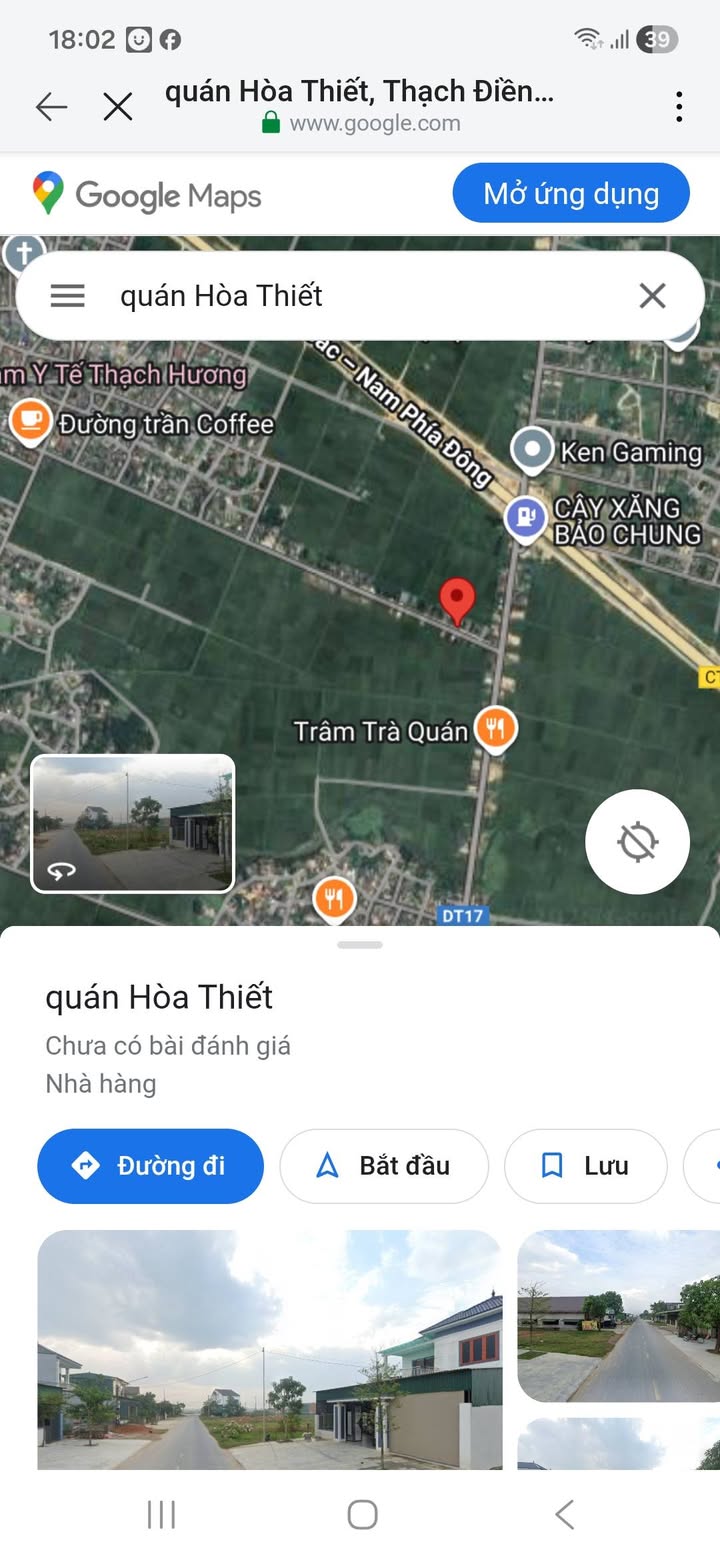 Đất kinh doanh mặt tiền Tỉnh Lộ 17, Thạch Hà 200m² giá 3.35 tỷ - Cơ hội đầu tư hấp dẫn!