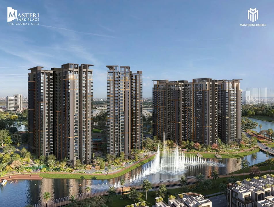 Căn hộ Masterise Park Place Thủ Đức 106m² giá 11.36 tỷ - View kênh nhạc nước tuyệt đẹp!