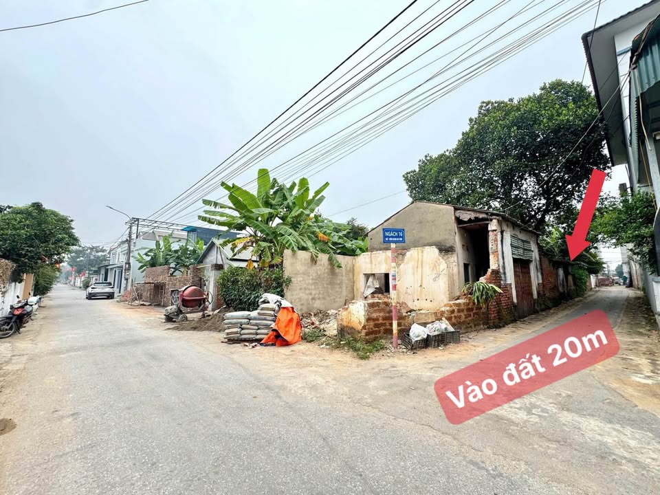 Đất nền TDP Lai Sơn, Đồng Tâm, Vĩnh Yên 173m² giá 1.7 tỷ - Hướng Đông Nam, Sát khu phân lô Đồng Hin!