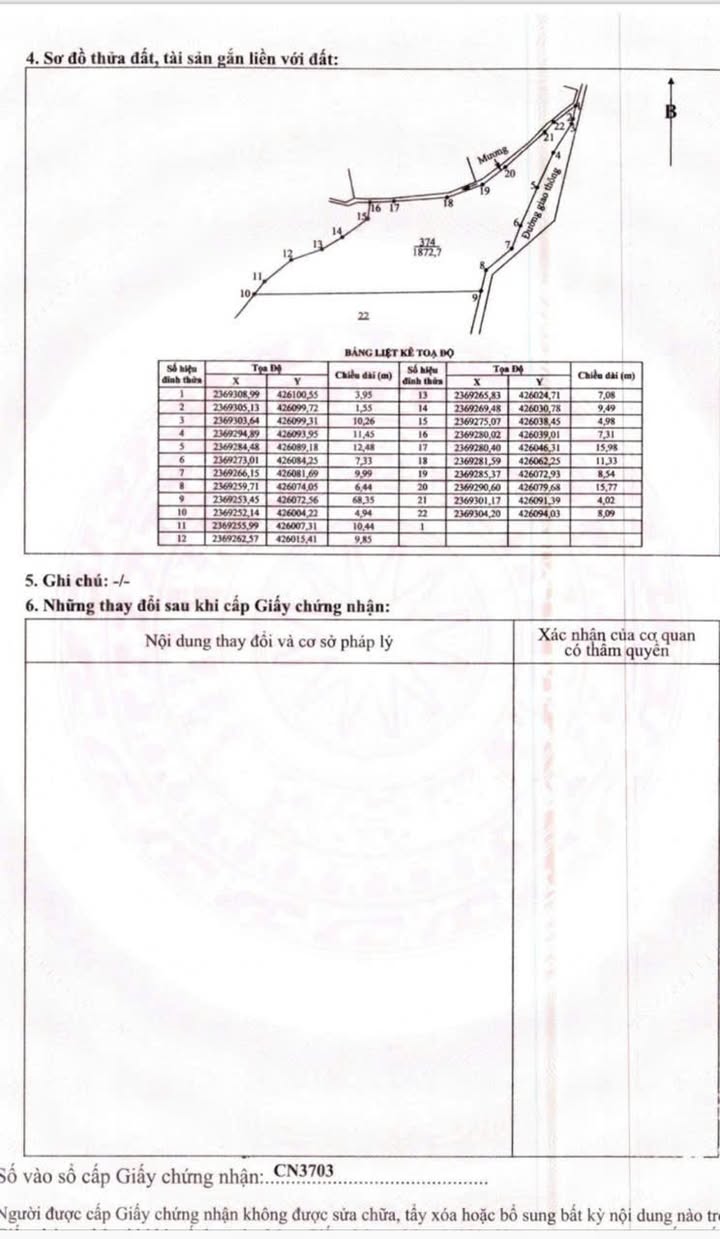 Đất nền đẹp 3.109m² tại xã Thành Công, TP. Phổ Yên - Tiềm năng đầu tư vượt trội!