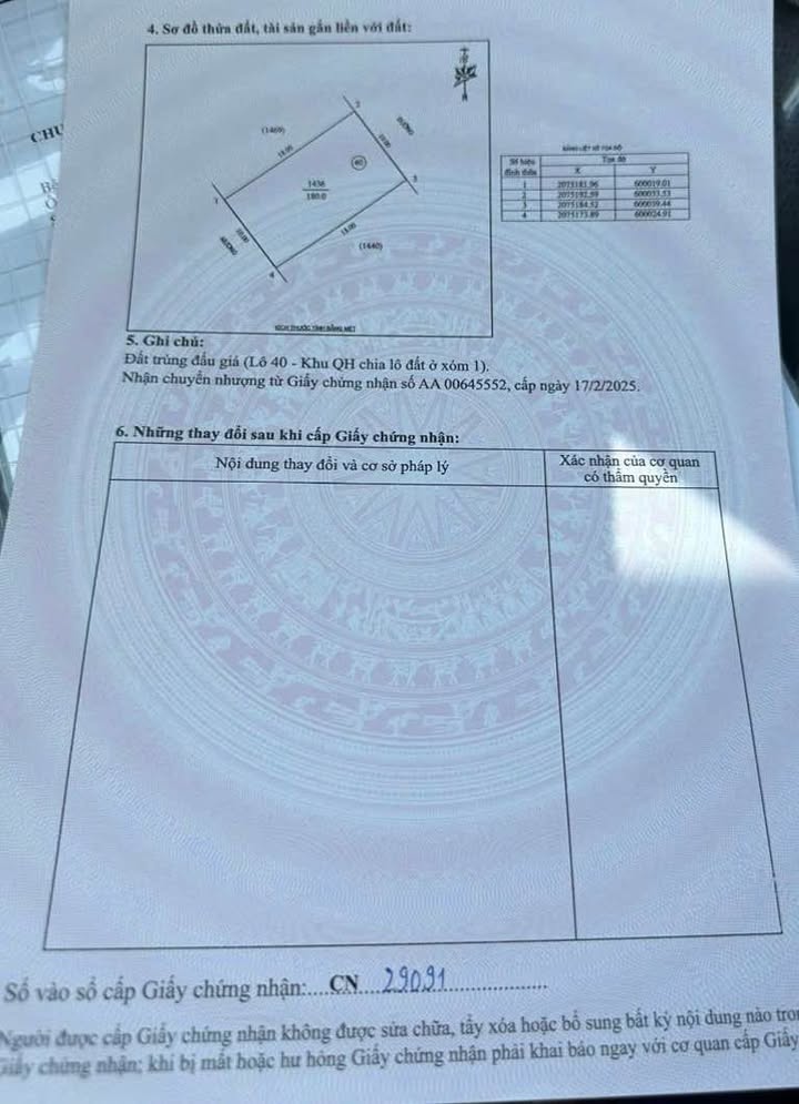 Lô đất Tái Định Cư Nghi Phong 180m² giá 5.76 tỷ - Cơ hội đầu tư tuyệt vời!