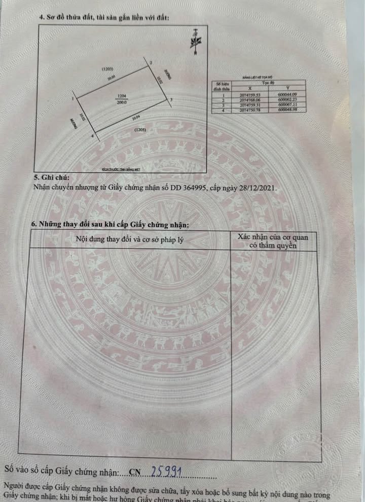 Đất Tái Định Cư Nghi Phong 200m² giá 5 tỷ - Sổ hồng chính chủ!