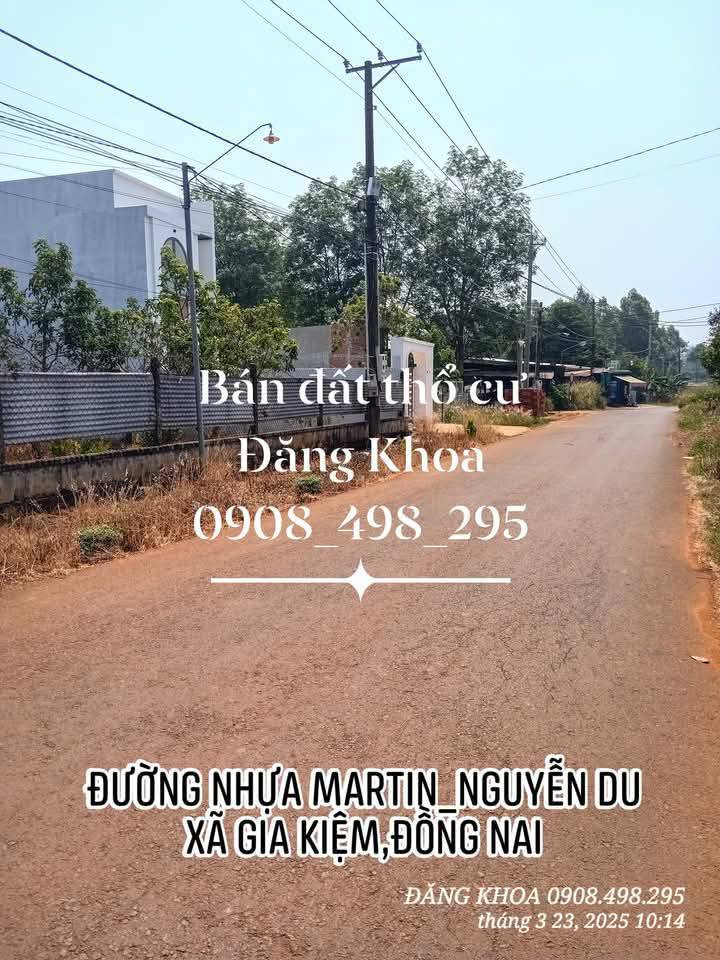 Đất thổ cư 115m² tại Xã Gia Kiệm giá 700 triệu - Sổ hồng chính chủ!