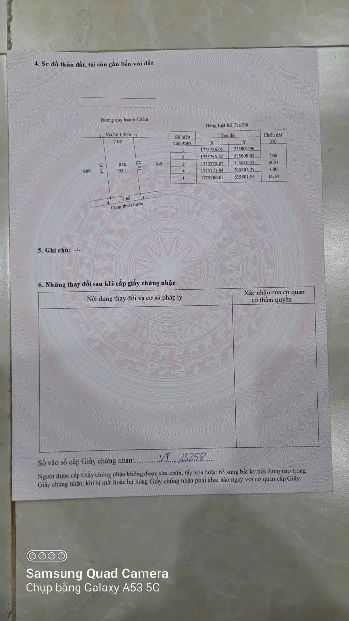 Đất nền Hòa Ninh, Hòa Vang 95m² giá 1.8 tỷ - Đường quy hoạch 5.5m