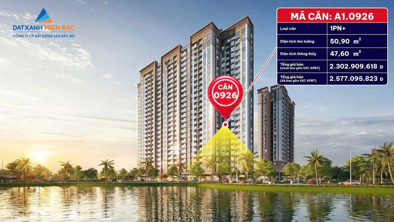 Căn hộ 3 phòng ngủ Tòa A1 Vinhomes Thanh Hóa 77m² giá 3.8 tỷ - Thiết kế hiện đại, ban công thoáng rộng!