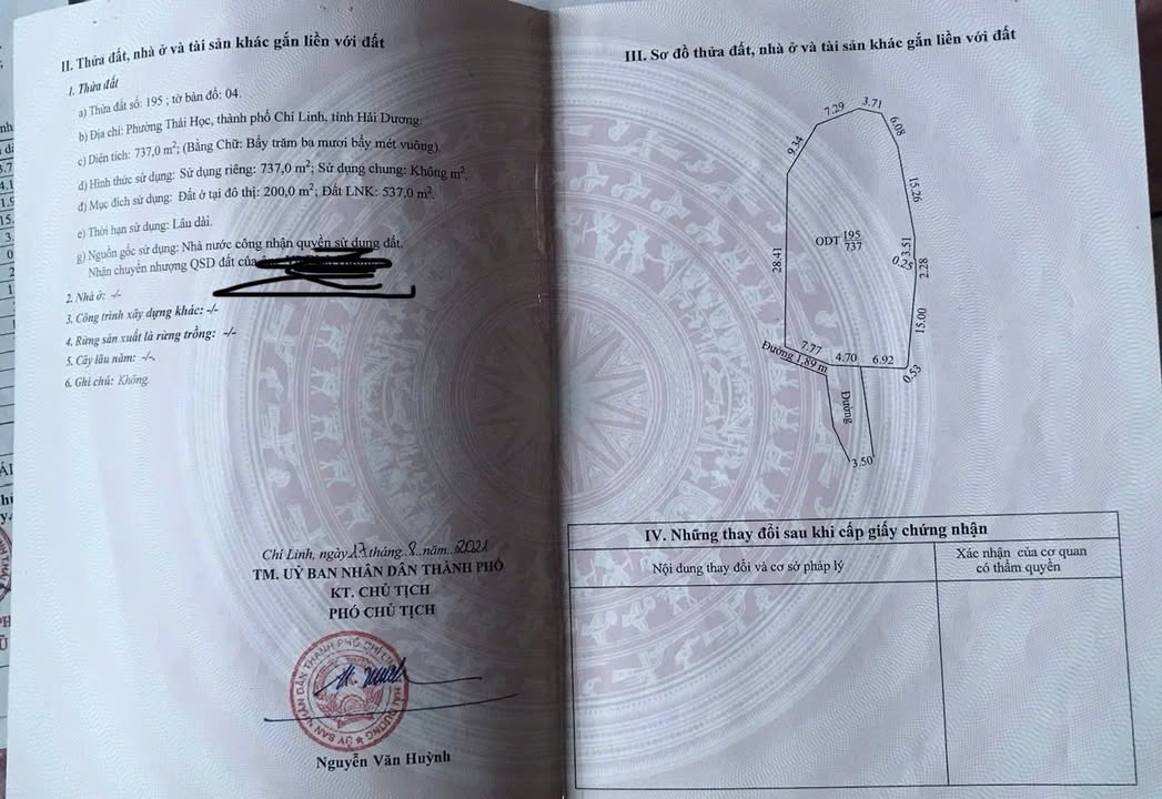 Đất nền đẹp tại Chu Văn An, Chí Linh 1,128m² - Lưng tựa núi, pháp lý rõ ràng