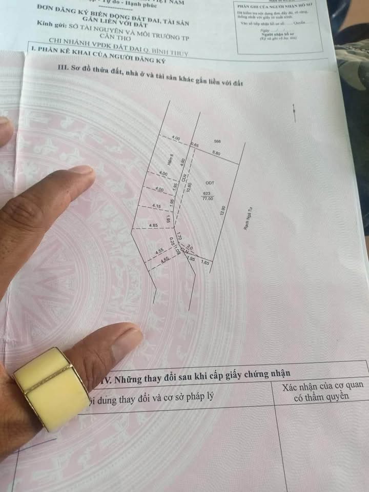 Đất nền Hẻm 6, đường Bùi Hữu Nghĩa, 77m² giá 1 tỷ - Vị trí đẹp, tiện lợi!