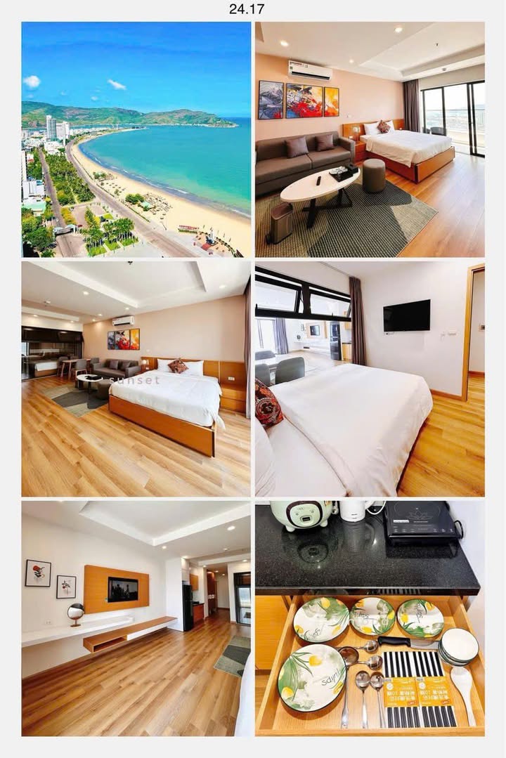 Căn hộ cho thuê TMS Pullman Quy Nhơn 1-2 phòng ngủ - View biển đẳng cấp!