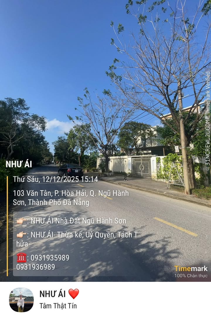 Đất vàng Văn Tân, quận Ngũ Hành Sơn 153m² giá 6.7 tỷ - Đầu tư sinh lời bền vững!