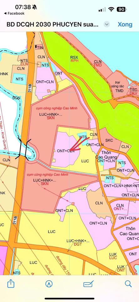 Đất nền Cao Minh, Phúc Yên 91m² giá 1 tỷ - Cơ hội đầu tư vàng!