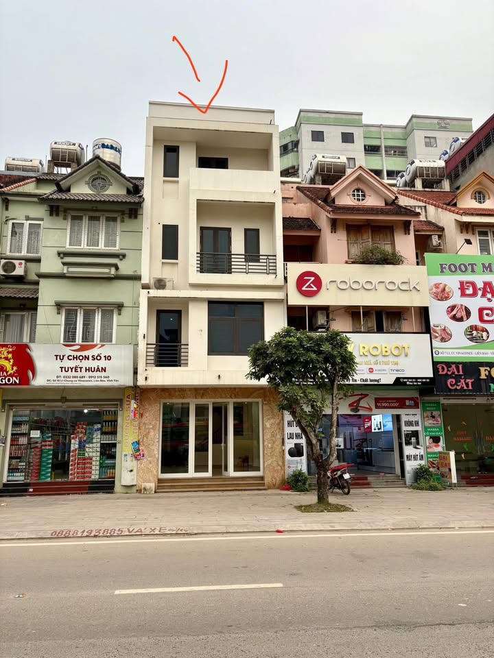 Cho thuê front house tại Nguyễn Tất Thành, Vĩnh Yên 40m² - Vị trí kinh doanh đắc địa!